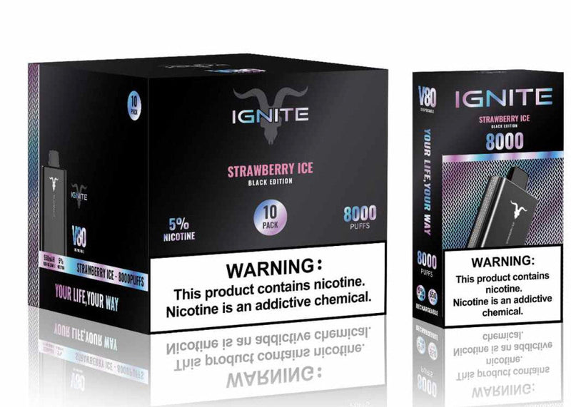 Caixa Ignite V80 8000 puffs original venda no atacado
