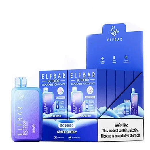 Elfbar BC 10000 puffs caixa com 10 pods descartáveis originais atacado
